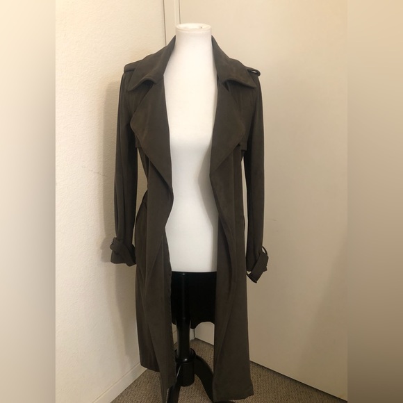 Zara Jackets & Blazers - Zara Women’s Suede Trench Coat
